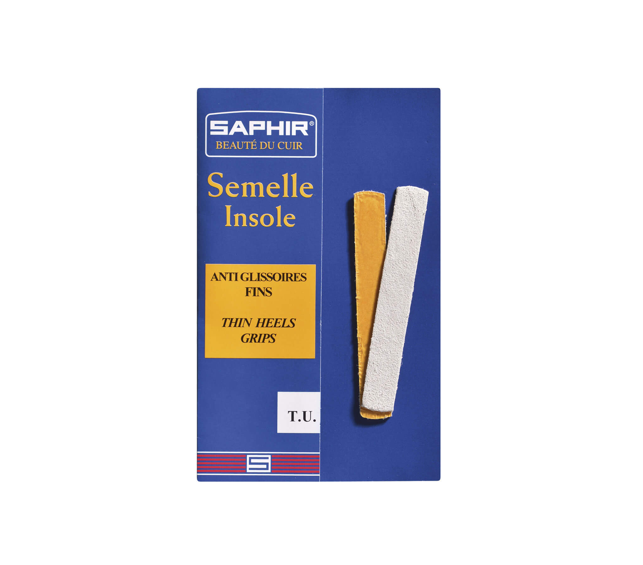 Schmale Leder-Fersenpolster